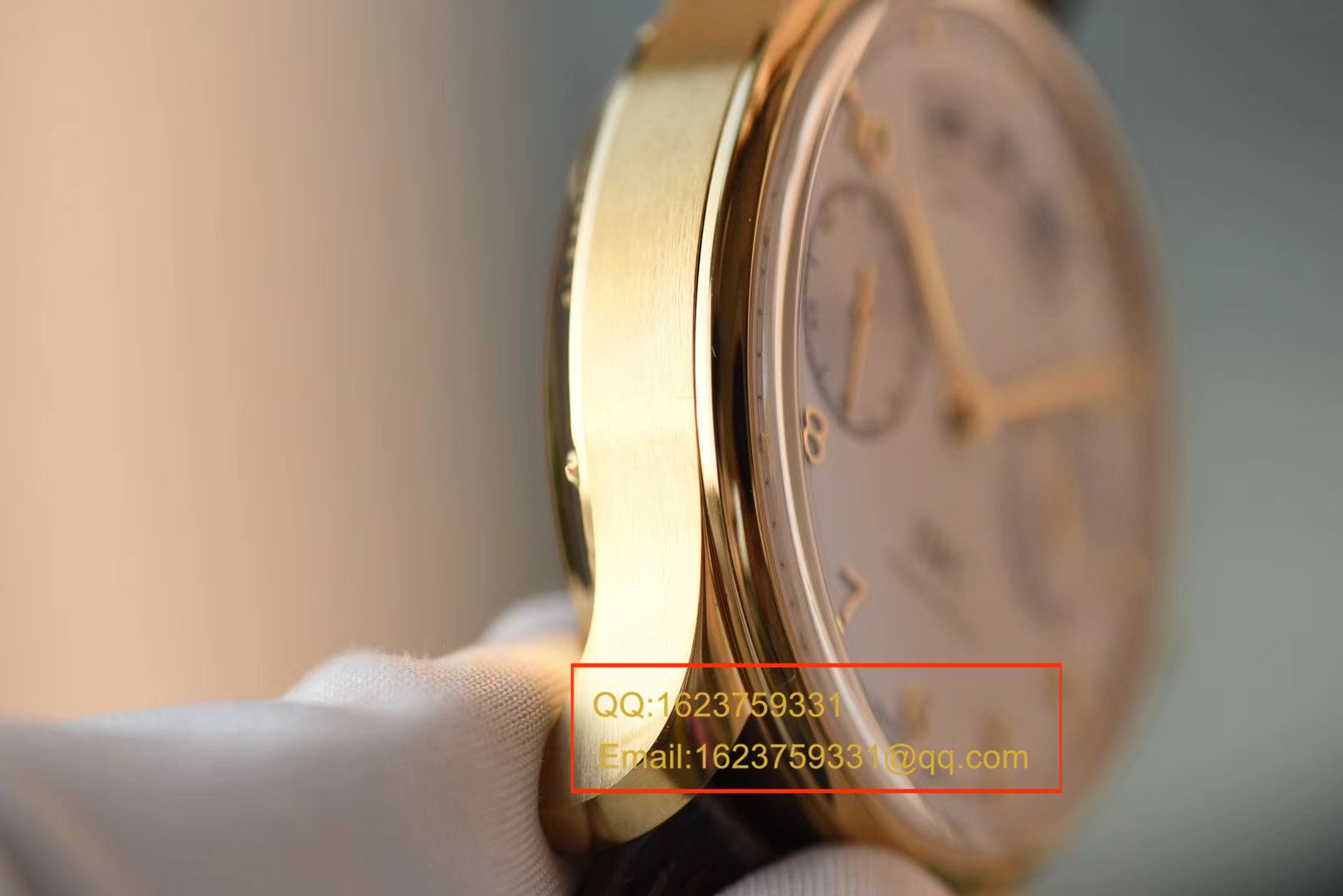 【YL一比一超A精仿手表】万国葡萄牙年历腕表系列万国年历黄金壳白面款 
