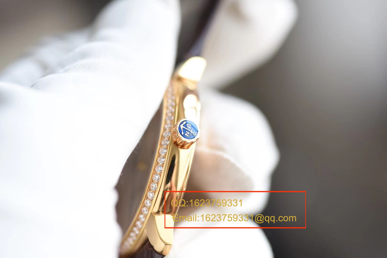 【FK一比一超A高仿手表】雅典鎏金系列8156-111-2/92 表圈镶钻腕表 