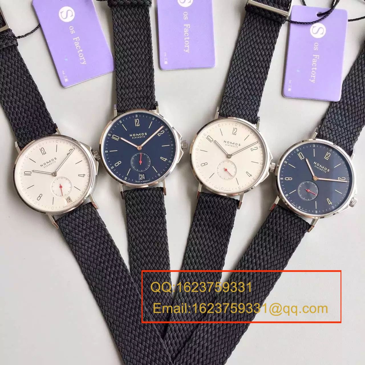 【OS厂一比一顶级复刻手表】NOMOS（诺莫斯）Ahoi系列 550/551/552/553首款潜水表搭配尼龙带腕表 