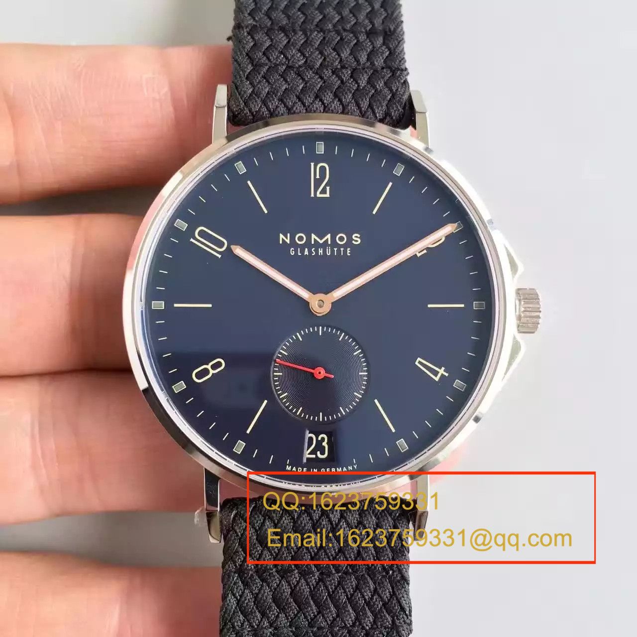 【OS厂一比一顶级复刻手表】NOMOS（诺莫斯）Ahoi系列 550/551/552/553首款潜水表搭配尼龙带腕表 / NO001