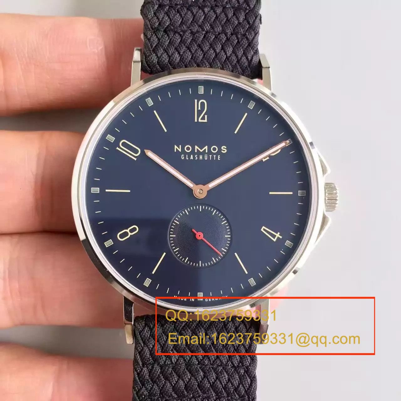 【OS厂一比一顶级复刻手表】NOMOS（诺莫斯）Ahoi系列 550/551/552/553首款潜水表搭配尼龙带腕表 / NO001