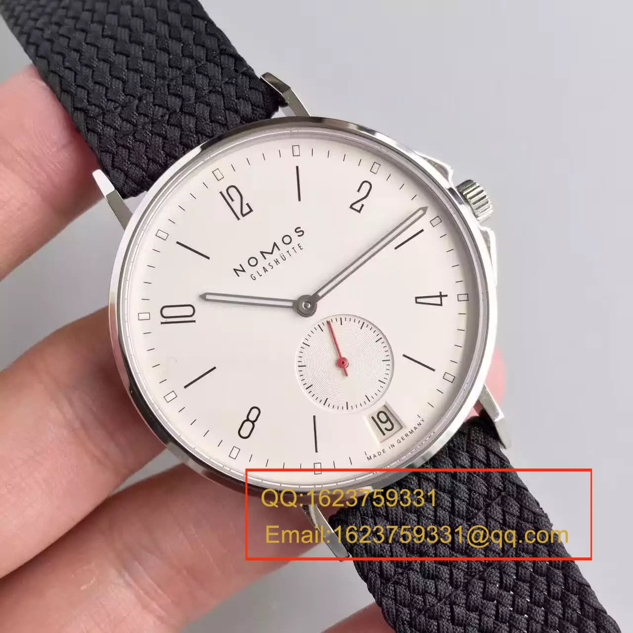 【OS厂一比一顶级复刻手表】NOMOS（诺莫斯）Ahoi系列 550/551/552/553首款潜水表搭配尼龙带腕表 / NO001