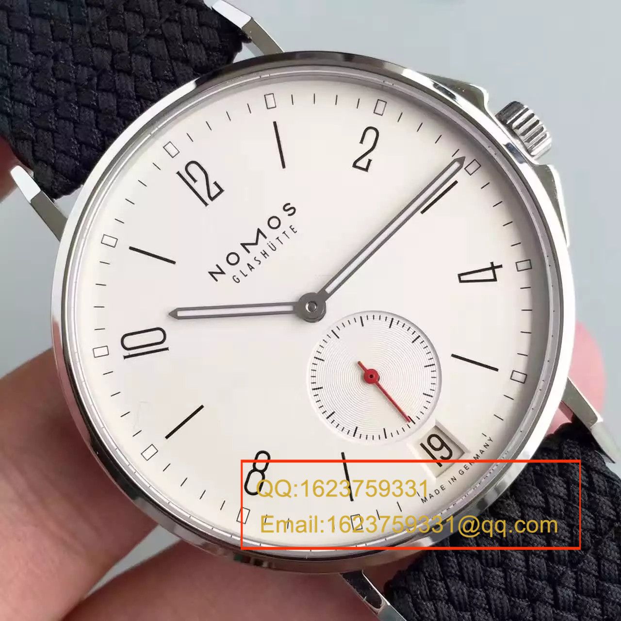 【OS厂一比一顶级复刻手表】NOMOS（诺莫斯）Ahoi系列 550/551/552/553首款潜水表搭配尼龙带腕表 / NO001