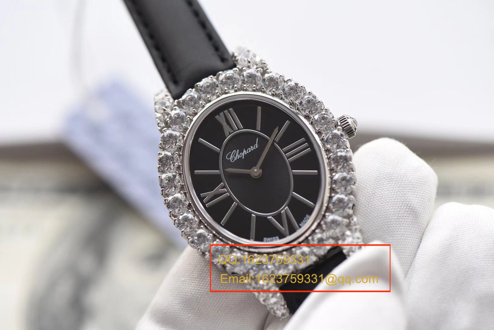 Chopard顶级萧邦鸟巢女士腕表- 奢华手工镶石～一比一复刻品质气质鹅蛋表型 