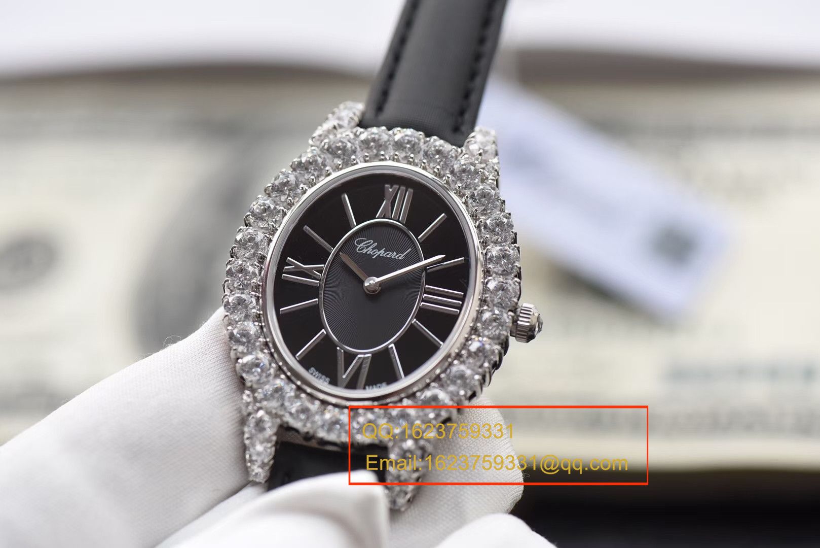 Chopard顶级萧邦鸟巢女士腕表- 奢华手工镶石～一比一复刻品质气质鹅蛋表型 