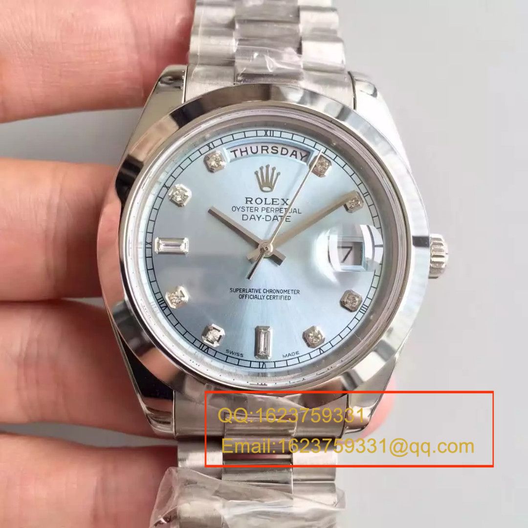 【N厂一比一顶级复刻手表】劳力士星期日历型系列228239-黑盘机械腕表 