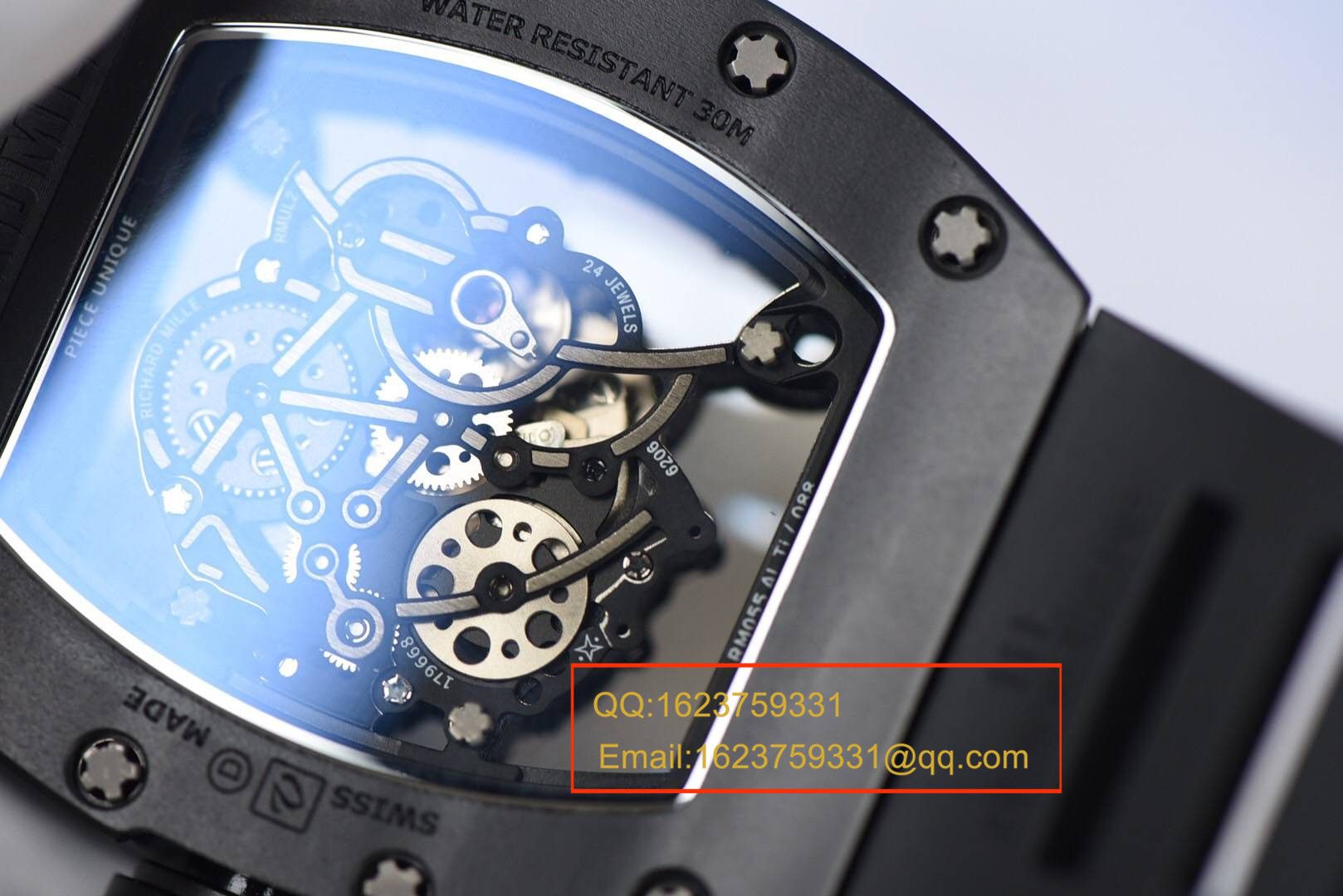 【独家视频评测KV一比一超A高仿手表】理查德.米勒RICHARD MILLE男士系列RM 055腕表 