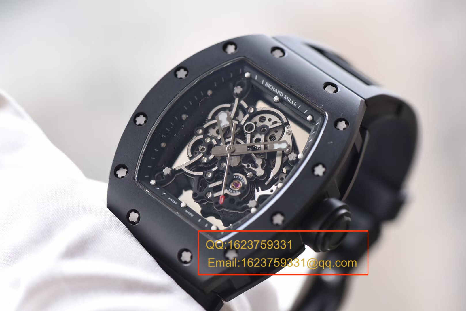【独家视频评测KV一比一超A高仿手表】理查德.米勒RICHARD MILLE男士系列RM 055腕表 