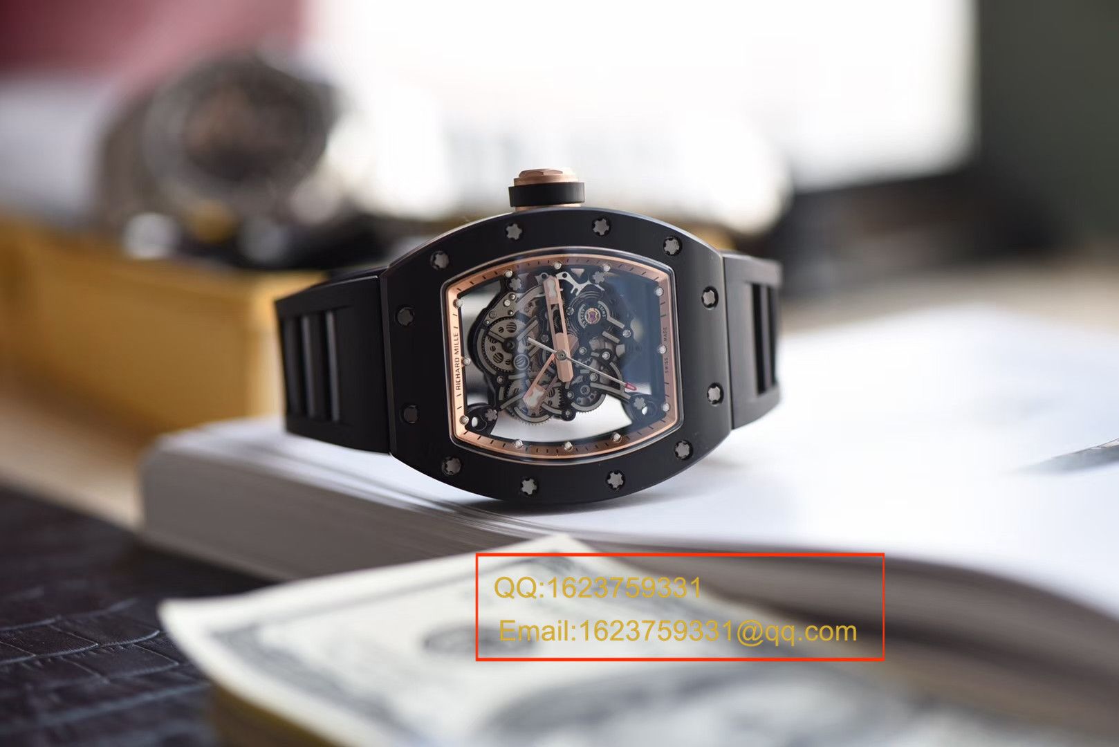 【独家视频评测KV一比一超A精仿手表】理查德米尔RICHARD MILLE男士系列RM 055腕表 