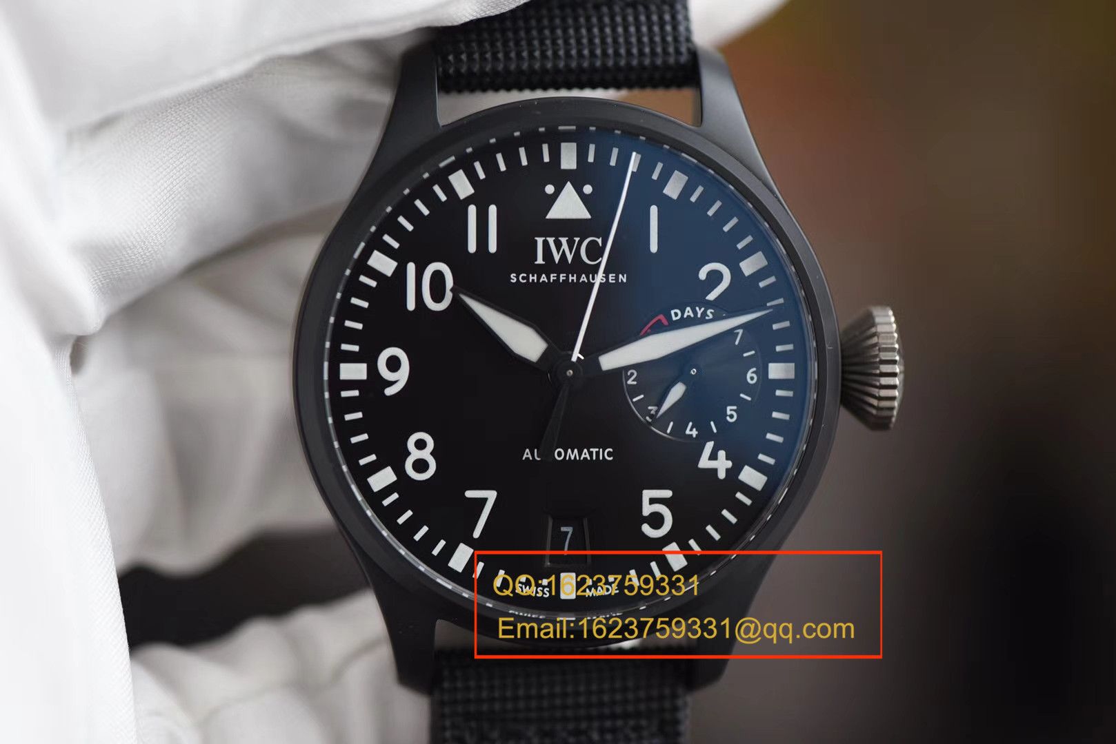 【YL一比一超A高仿手表】万国大飞大型飞行员系列TOP GUN海军空战部队腕表系列IW502001腕表 