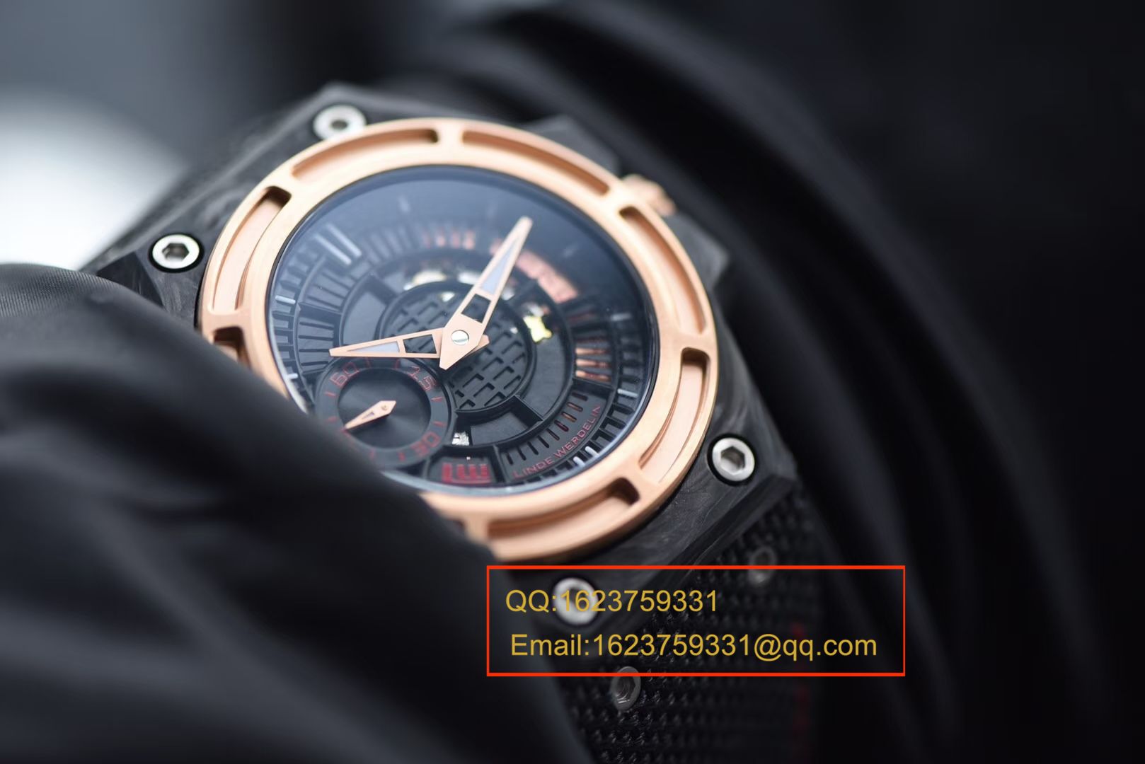 【XF厂一比一超A高仿手表】瑞士钟表制造商 Linde Werdelin （林德维纳）SPIDOLITE TECH GREEN watch 