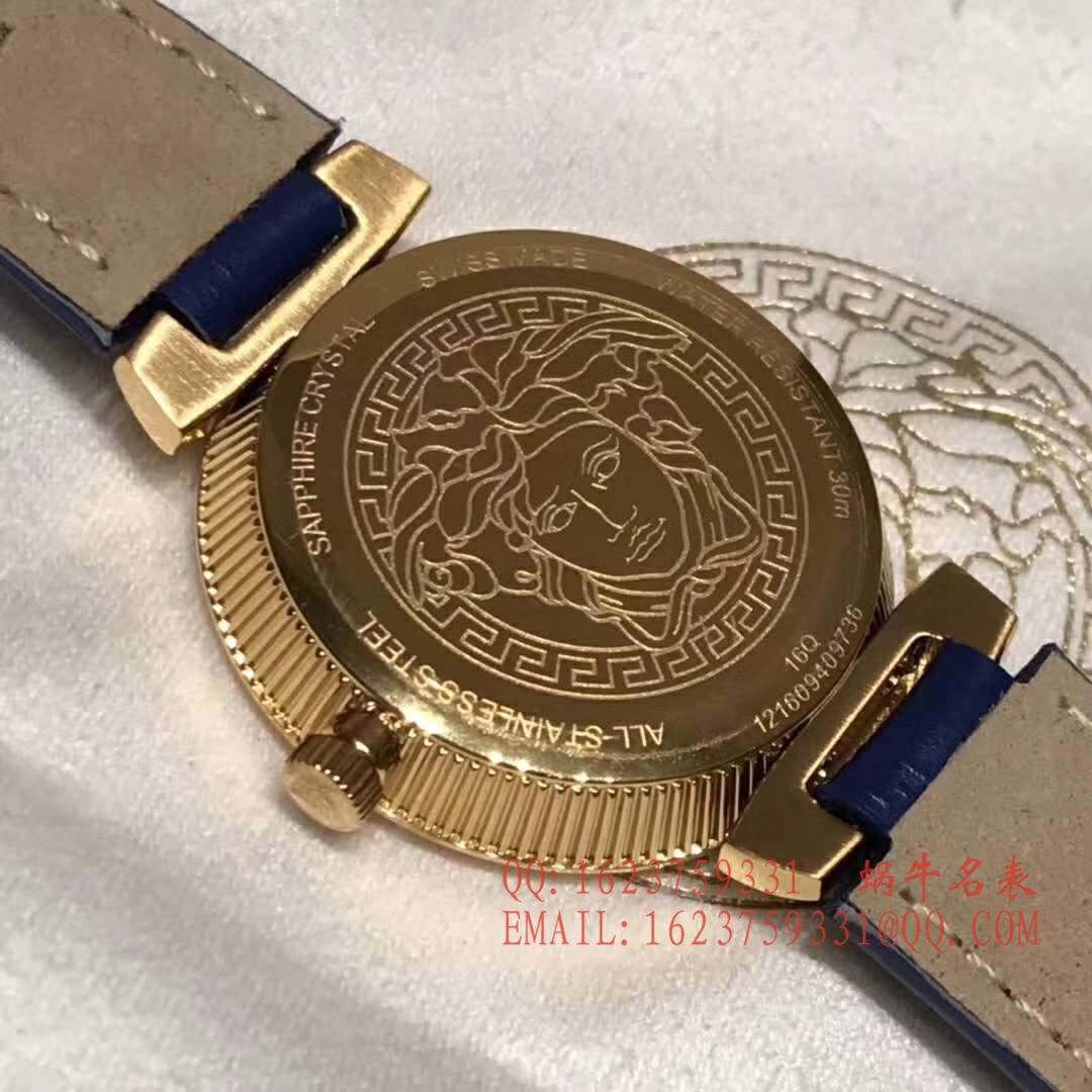 【原单正品】范思哲Versace Leda Black 女款系列 石英腕表 