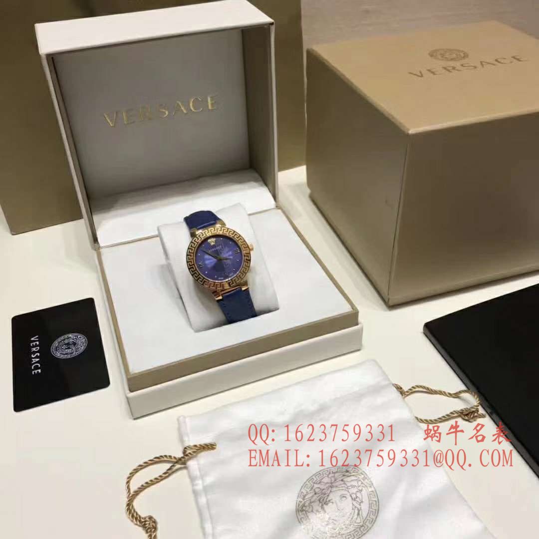 【原单正品】范思哲Versace Leda Black 女款系列 石英腕表 