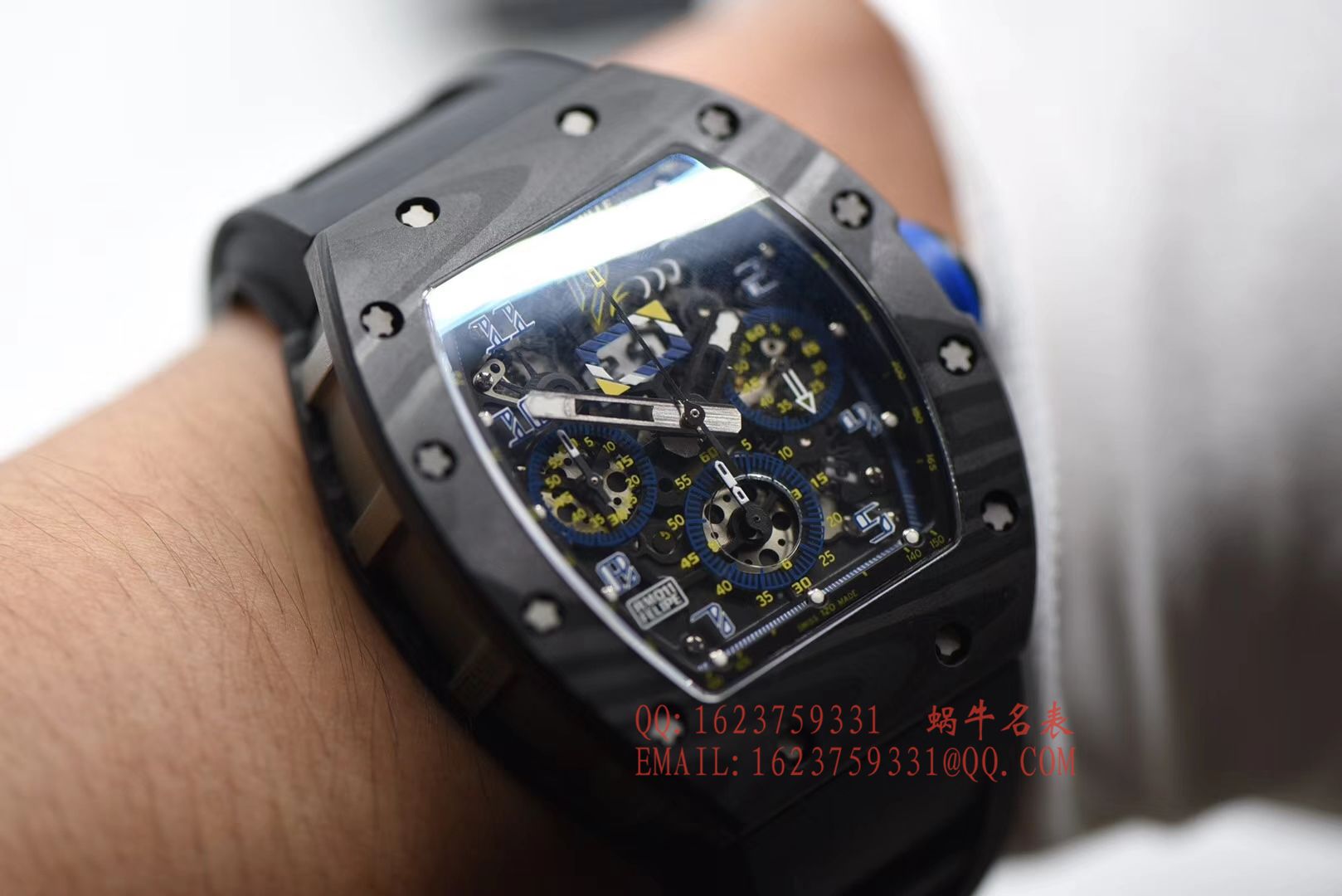 【独家视频评测KV最强版本一比一超A高仿手表】理查德米勒RICHARD MILLE男士系列RM 011腕表 