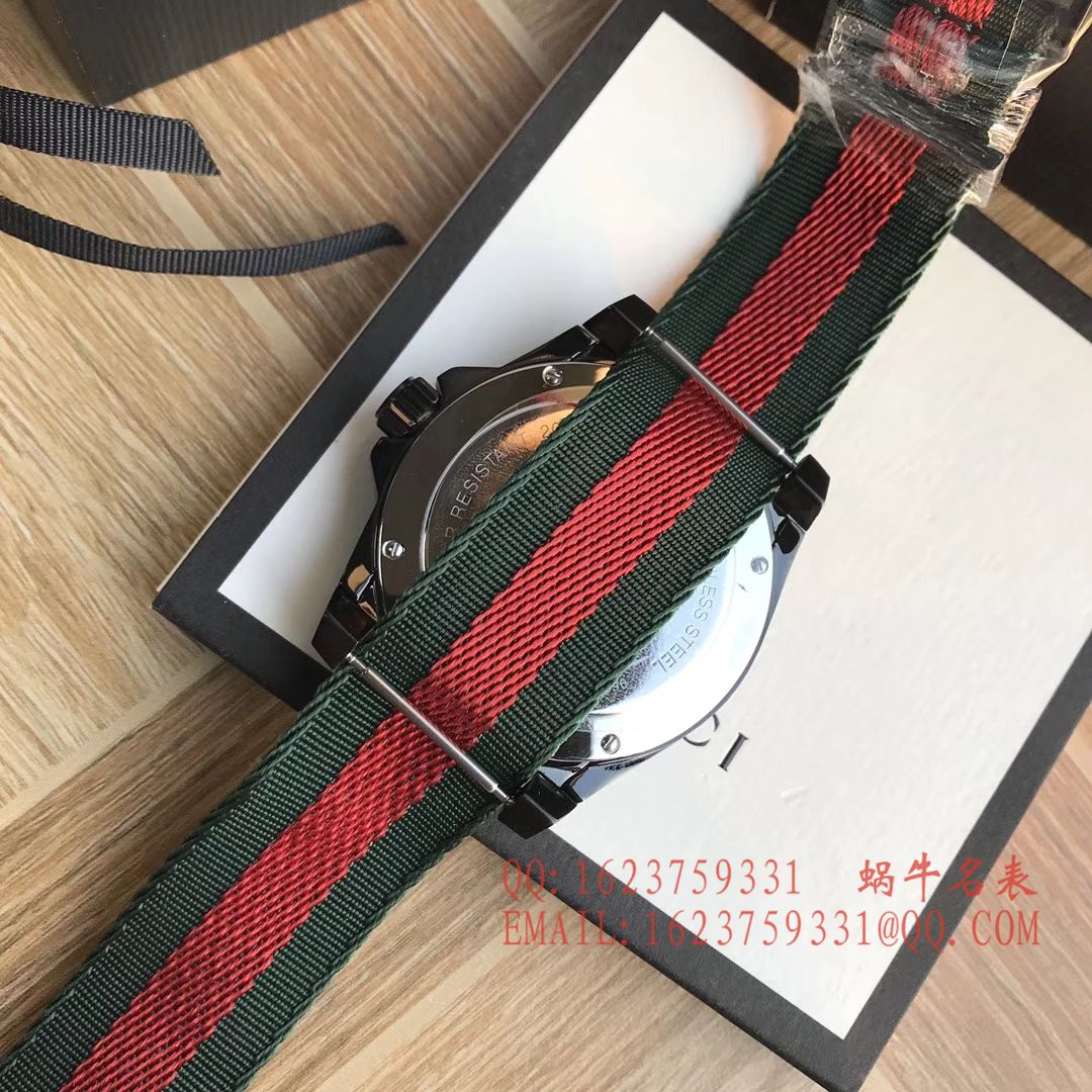 【香港原单 支持专柜验货】Original Gucci 古驰新款刺绣款Le Marché des Merveilles系列男表 / 