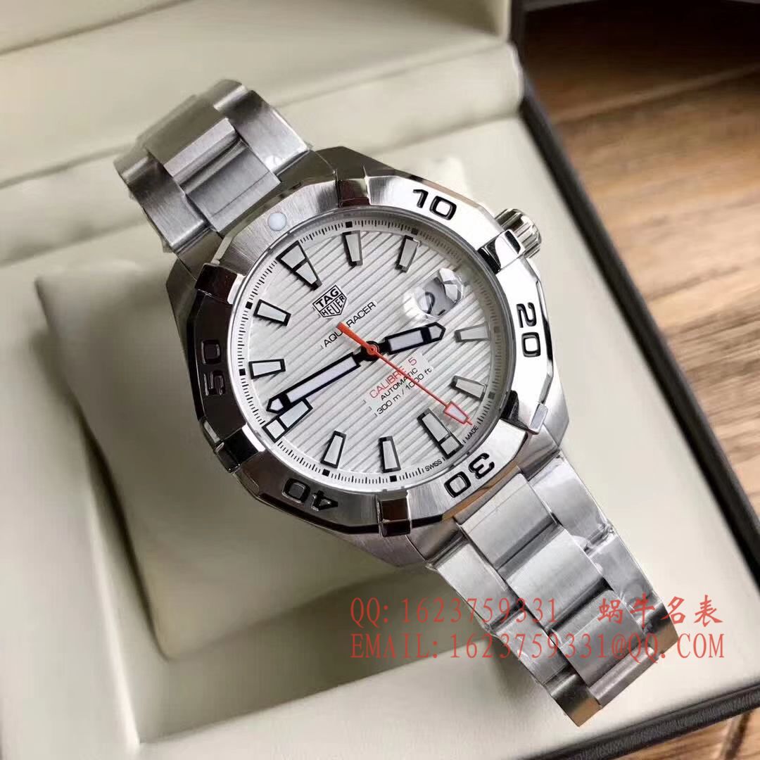 【原单正品】泰格豪雅竞潜系列WAY2013.BA0927 、 WAY2010.BA0927《黑面》、WAY2012.BA0927《蓝面》腕表 / TG054