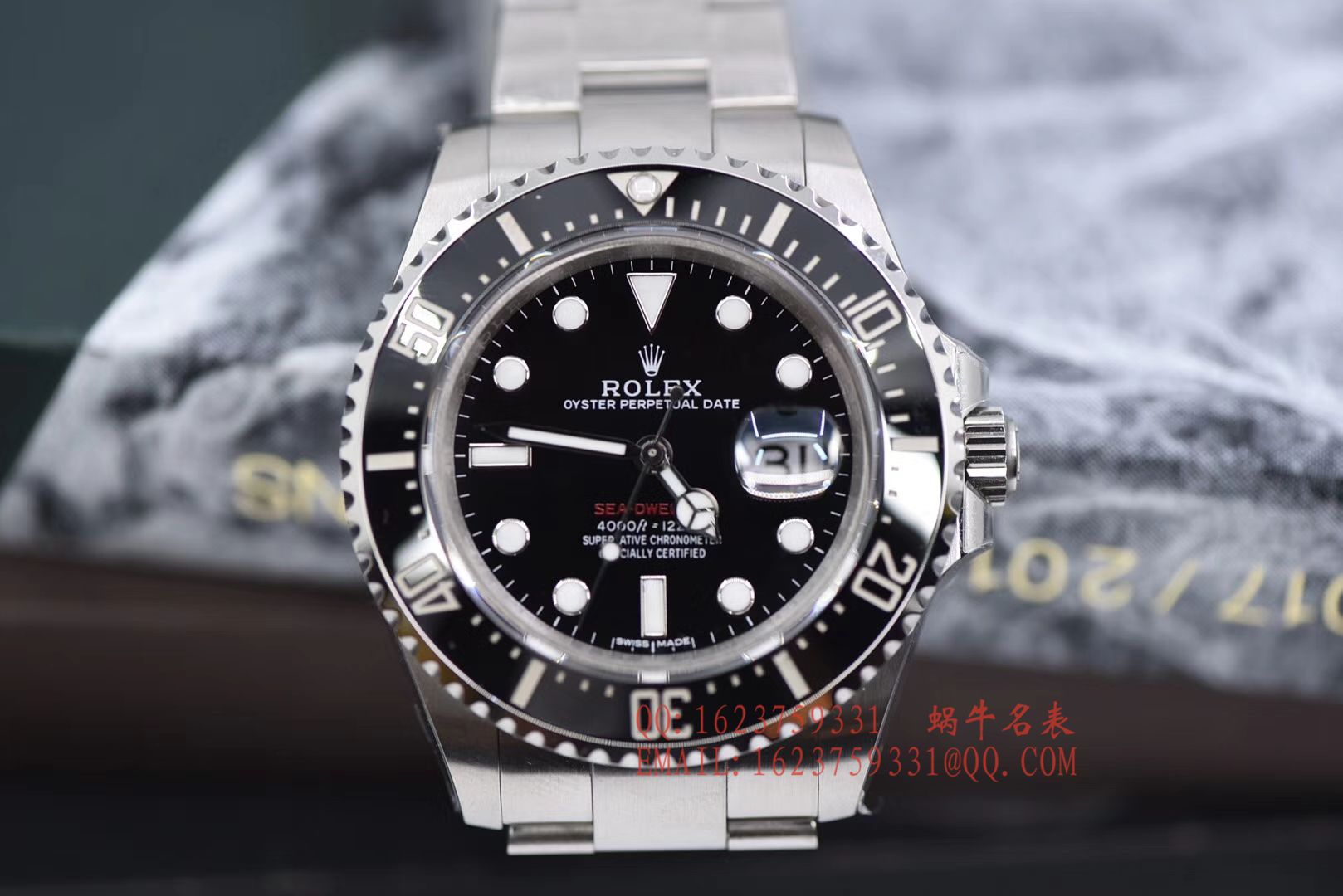 【独家视频评测VR一比一超A高仿手表】劳力士ROLEX海使型系列Rolex Sea-Dweller 50周年【单红】126600腕表 / RBF193