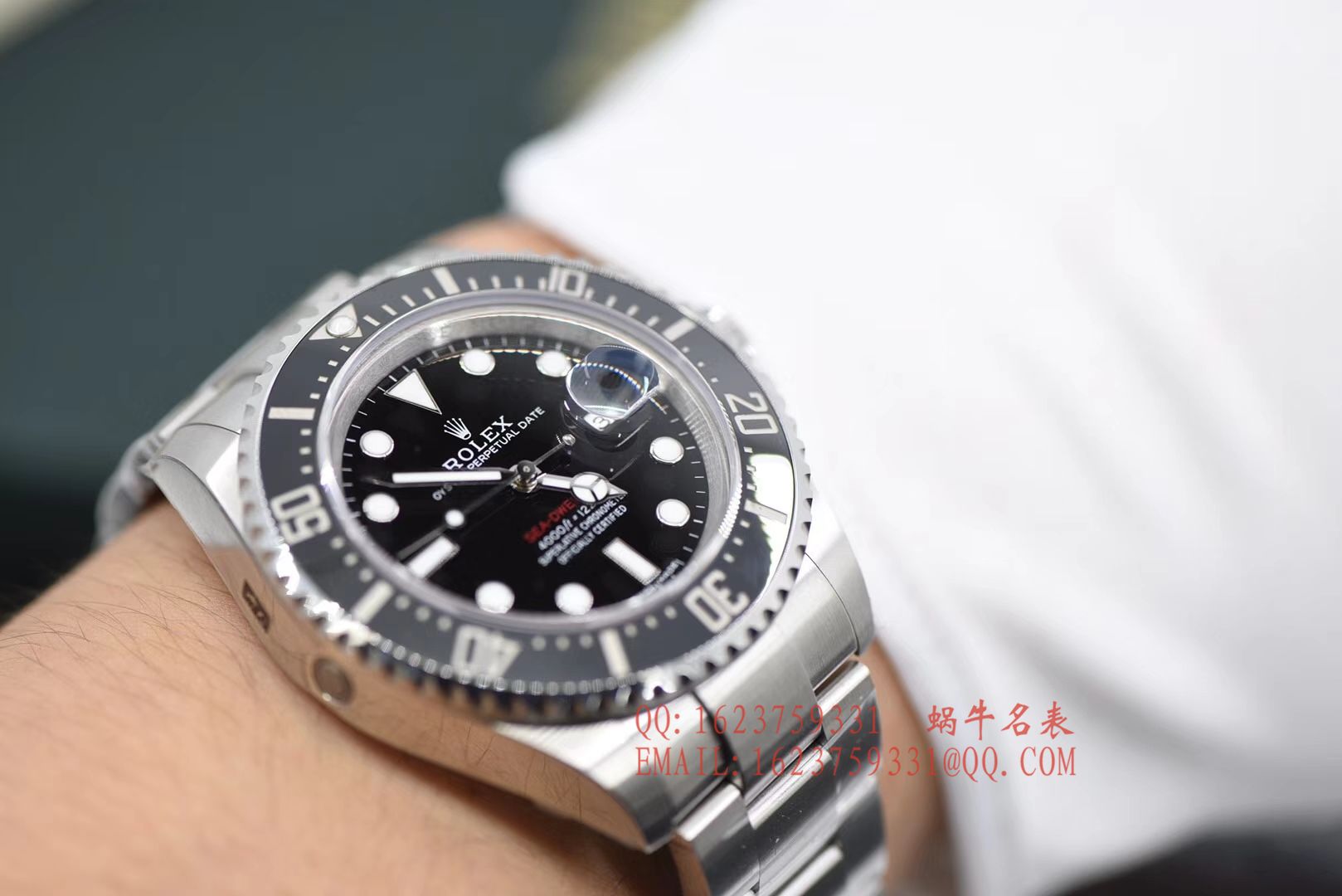 【独家视频评测VR一比一超A高仿手表】劳力士ROLEX海使型系列Rolex Sea-Dweller 50周年【单红】126600腕表 