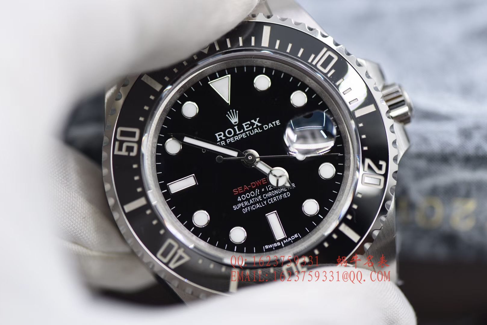 【独家视频评测VR一比一超A高仿手表】劳力士ROLEX海使型系列Rolex Sea-Dweller 50周年【单红】126600腕表 / RBF193