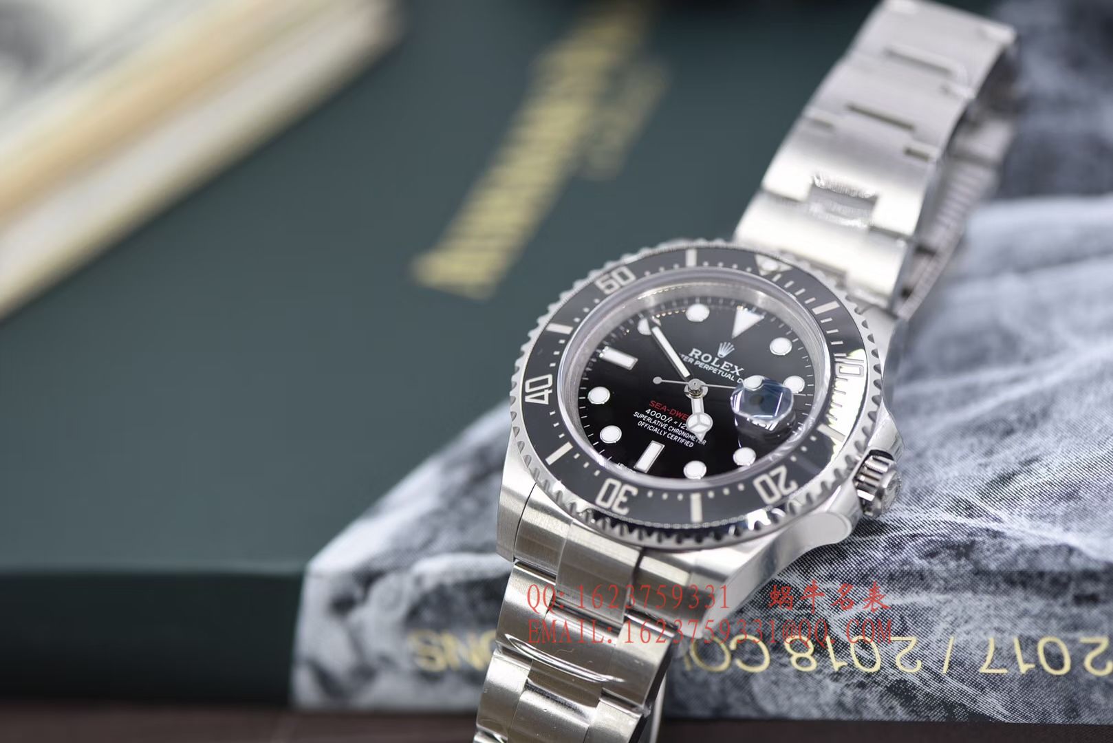 【独家视频评测VR一比一超A高仿手表】劳力士ROLEX海使型系列Rolex Sea-Dweller 50周年【单红】126600腕表 / RBF193