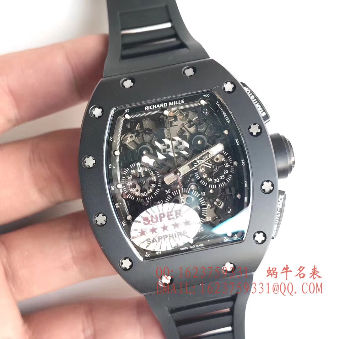 【独家视频评测KV最强版本一比一超A高仿手表】理查德米勒RICHARD MILLE男士系列RM 011腕表 