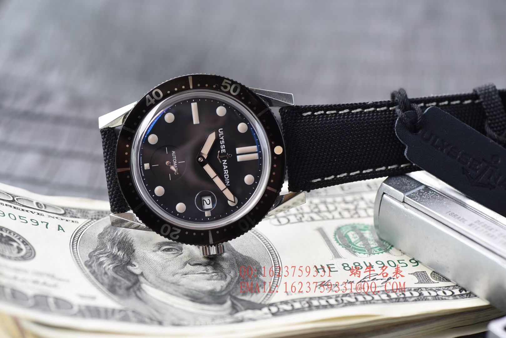 【视频评测神器：一比一完美高仿手表】雅典表Ulysse Nardin Diver潜水表系列Le Locle 勒洛克潜水腕表3203-950 