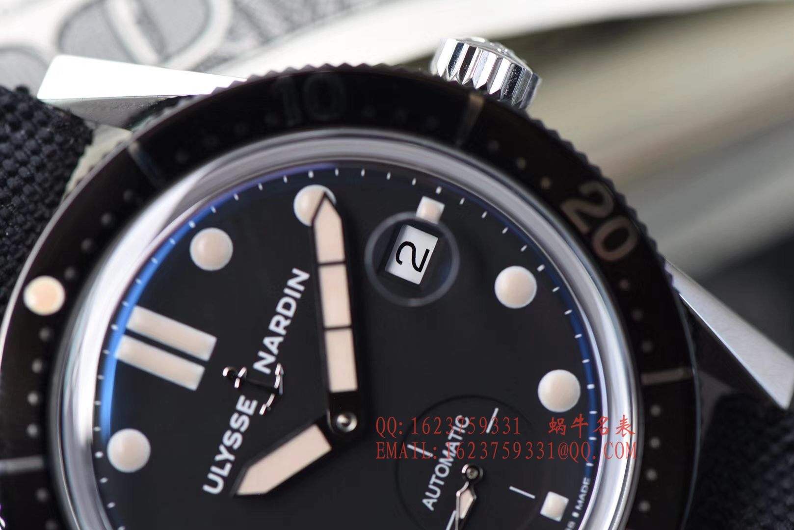 【视频评测神器：一比一完美高仿手表】雅典表Ulysse Nardin Diver潜水表系列Le Locle 勒洛克潜水腕表3203-950 