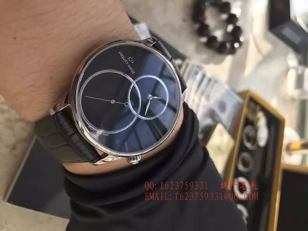 【实拍图鉴赏】KS厂1:1超A精仿手表之雅克德罗大秒针系列J006030270手表 