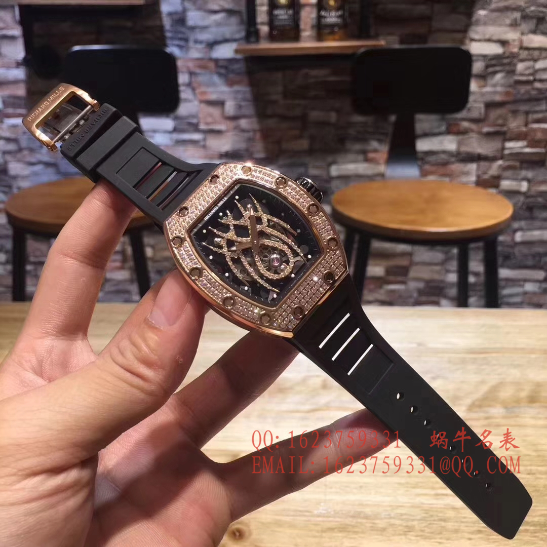 里查德米尔女士系列RM 19-01 TOURBILLON NATALIE PORTMAN腕表(蜘蛛镶钻女表) 