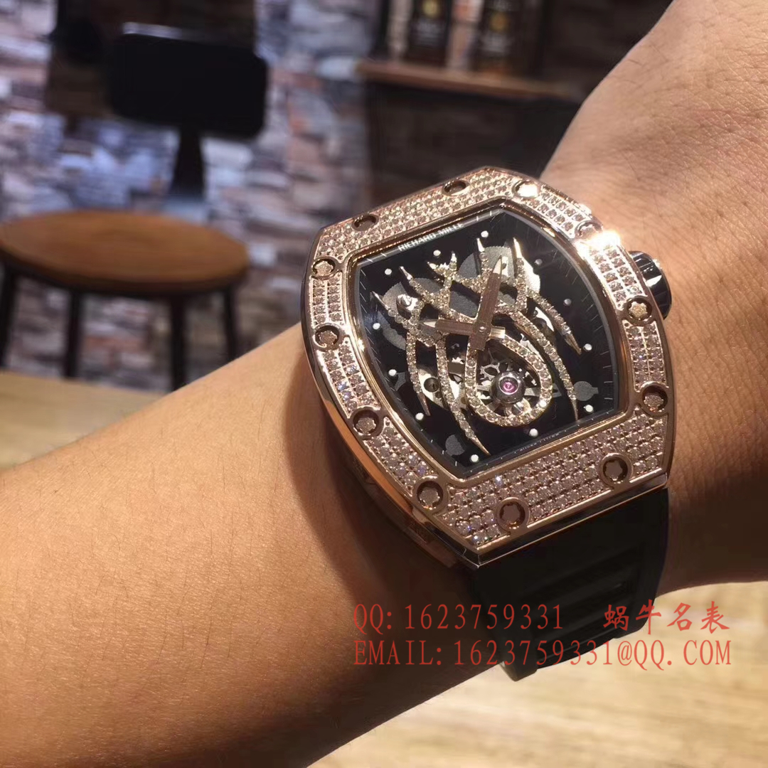 里查德米尔女士系列RM 19-01 TOURBILLON NATALIE PORTMAN腕表(蜘蛛镶钻女表) / RM 19-01