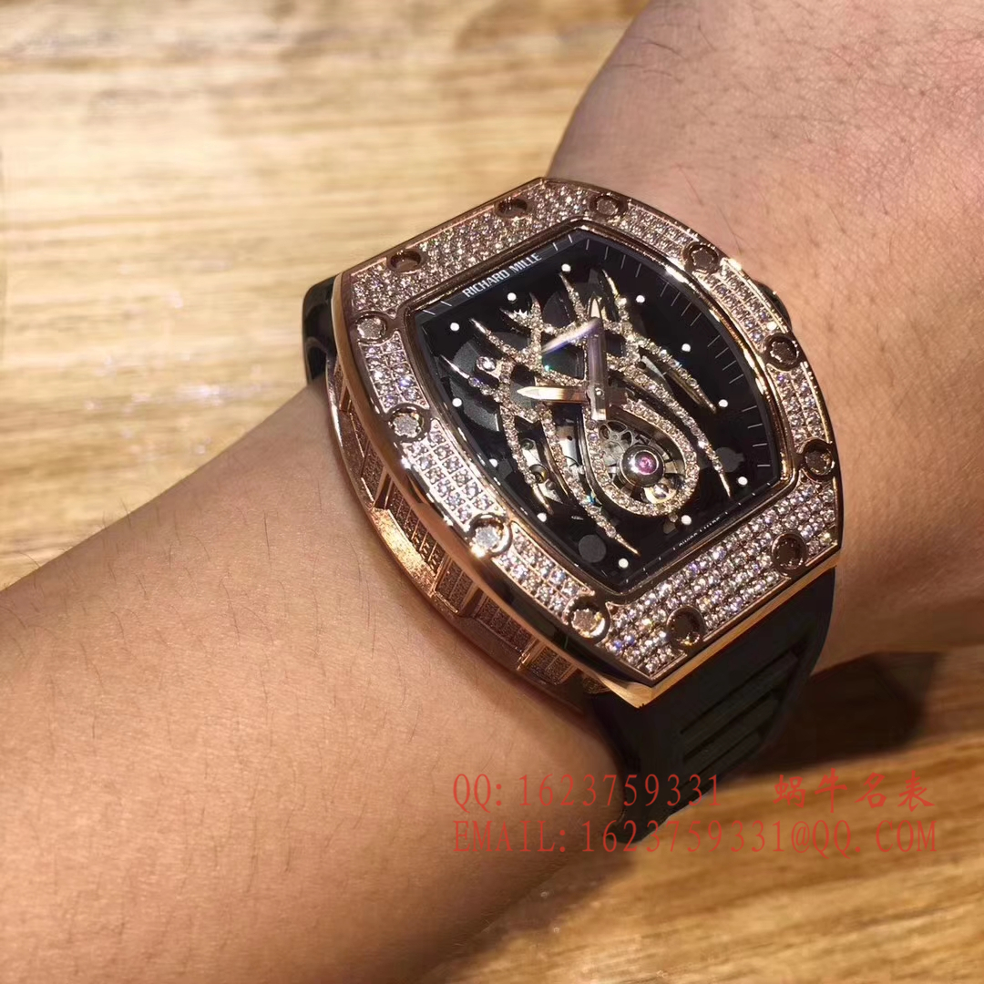 里查德米尔女士系列RM 19-01 TOURBILLON NATALIE PORTMAN腕表(蜘蛛镶钻女表) 