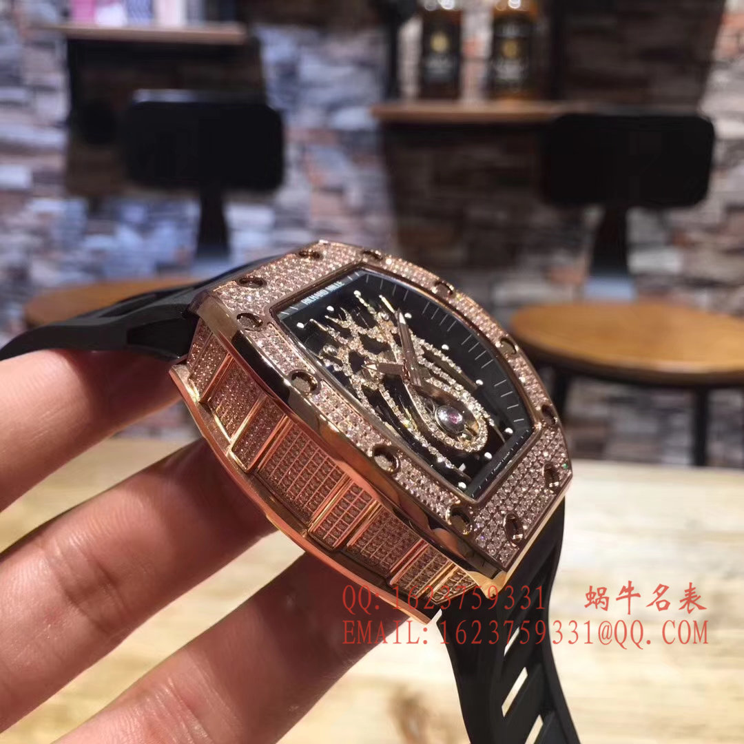 里查德米尔女士系列RM 19-01 TOURBILLON NATALIE PORTMAN腕表(蜘蛛镶钻女表) / RM 19-01