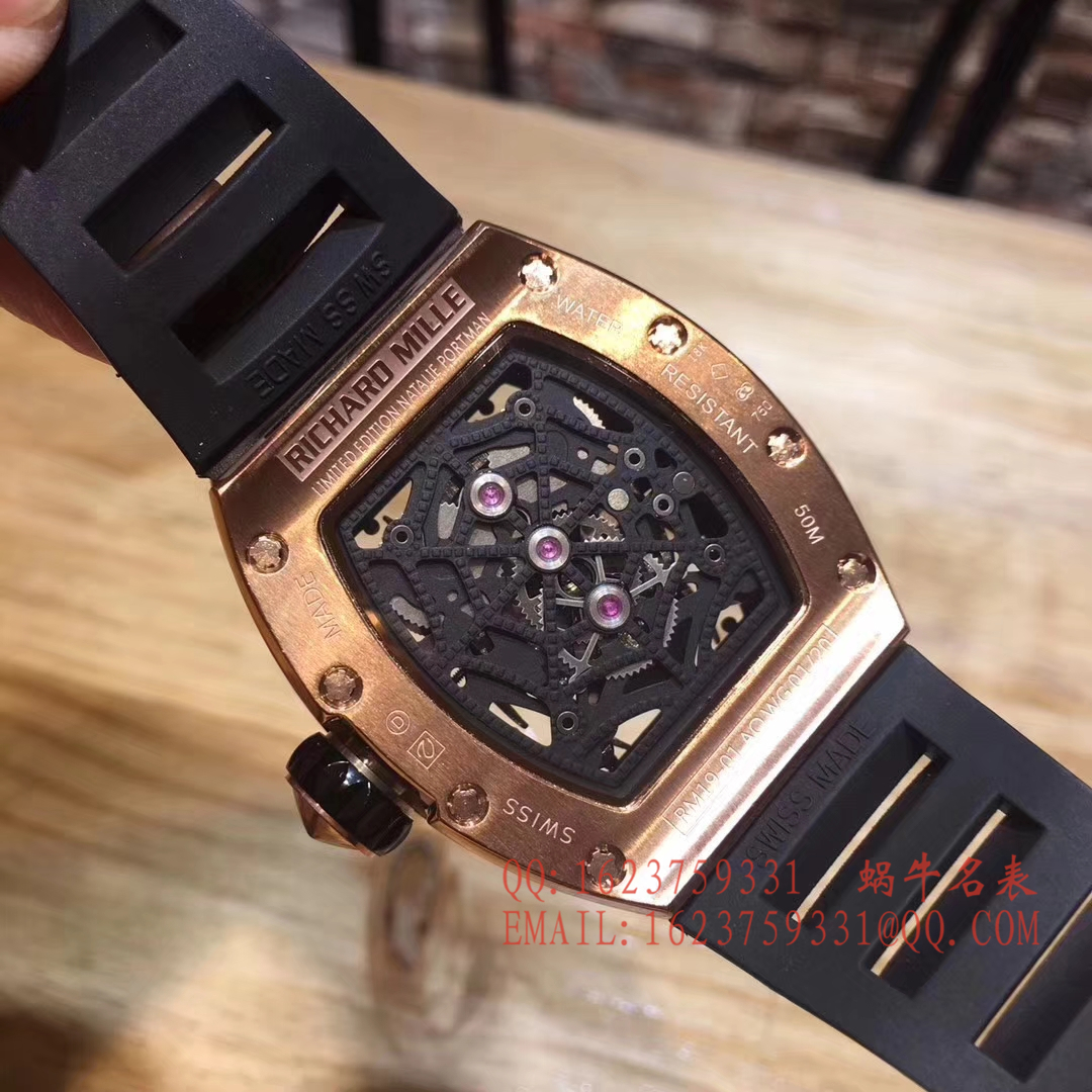 里查德米尔女士系列RM 19-01 TOURBILLON NATALIE PORTMAN腕表(蜘蛛镶钻女表) / RM 19-01