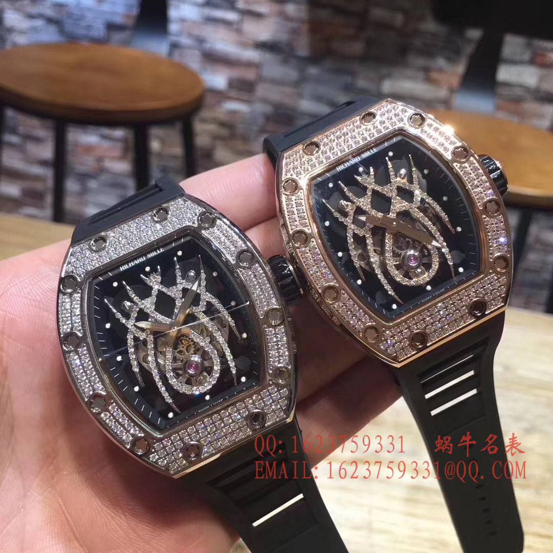 里查德米尔女士系列RM 19-01 TOURBILLON NATALIE PORTMAN腕表(蜘蛛镶钻女表) 