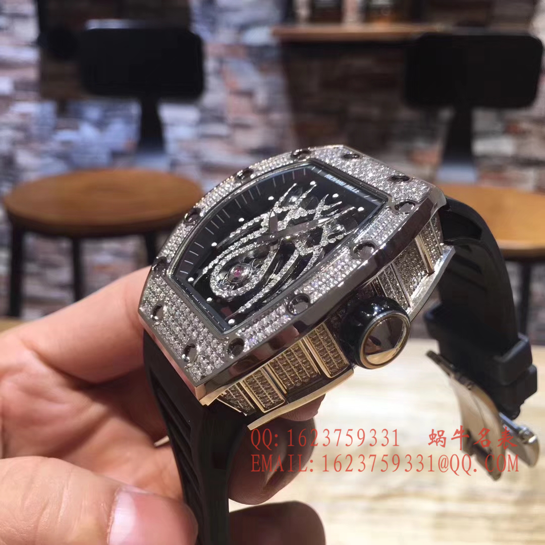 里查德米尔女士系列RM 19-01 TOURBILLON NATALIE PORTMAN腕表(蜘蛛镶钻女表) 