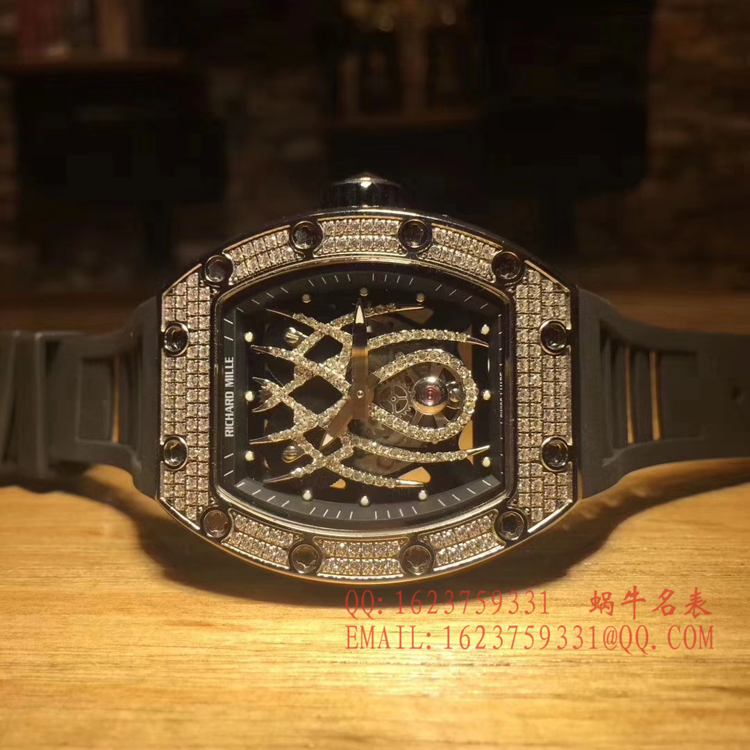 里查德米尔女士系列RM 19-01 TOURBILLON NATALIE PORTMAN腕表(蜘蛛镶钻女表) 