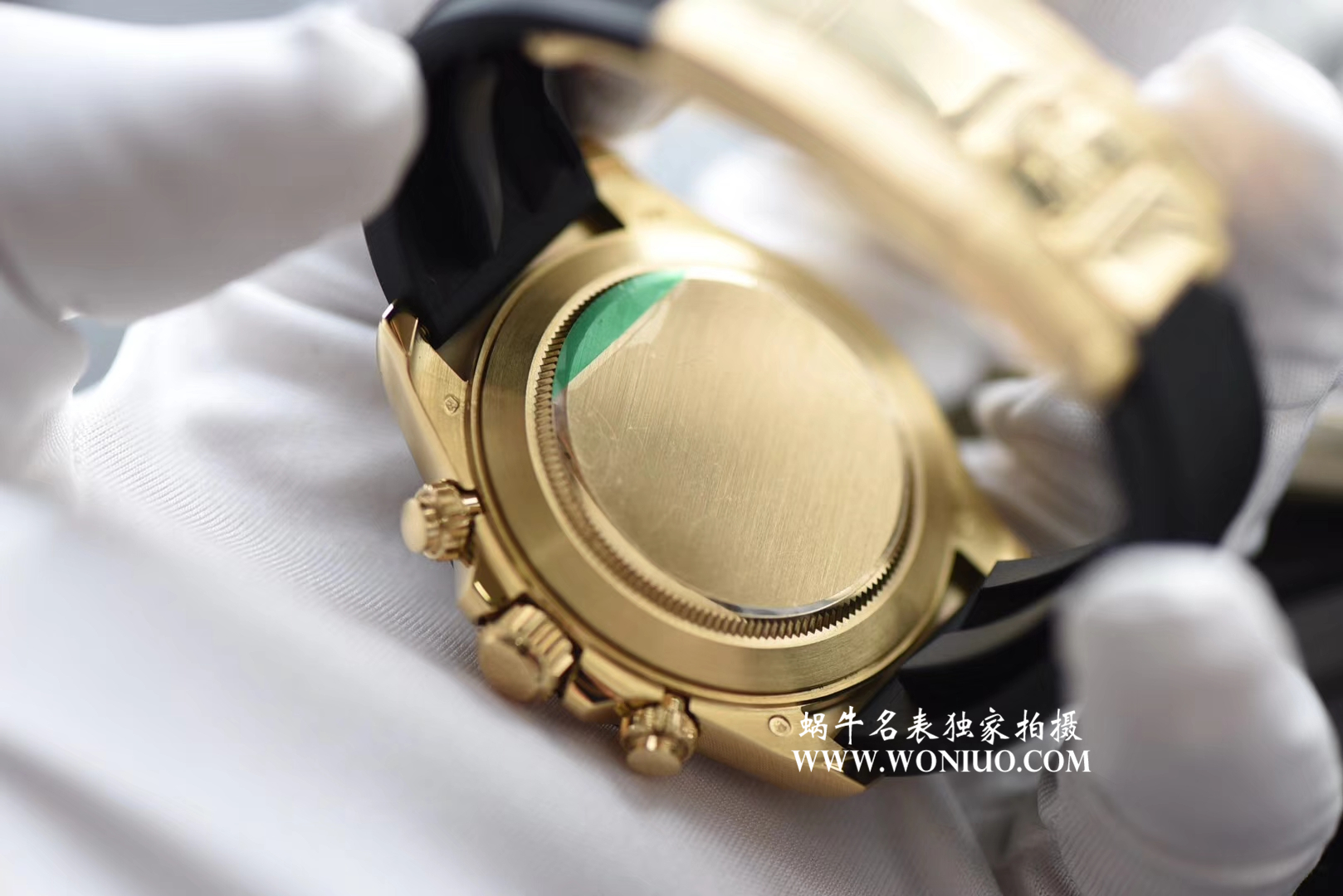 【AR一比一超A高仿手表】劳力士宇宙计型迪通拿系列黄金面116518LN腕表 / R202