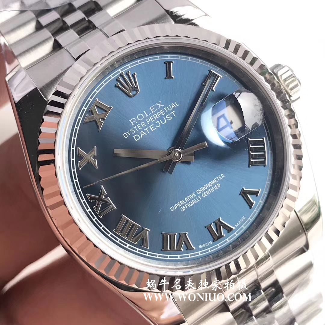 【AR一比一超A高仿表】劳力士日志型36系列116200-72600蓝盘腕表 