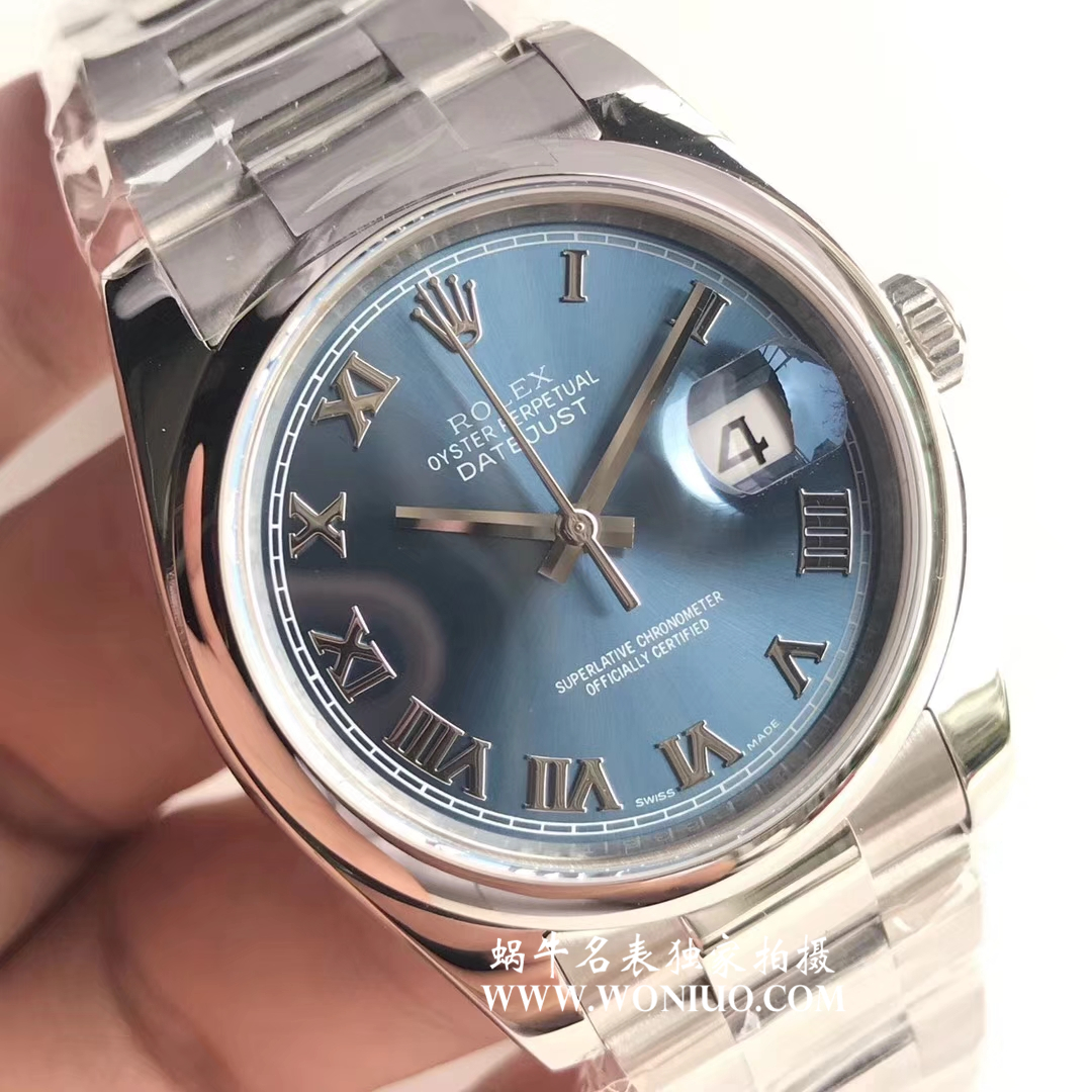 【AR一比一超A高仿表】劳力士日志型36系列116200-72600蓝盘腕表 