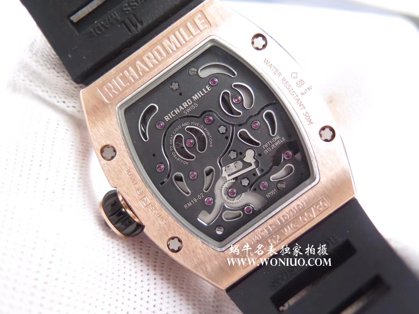 【RM一比一超A高仿手表】里查德米尔女士系列RM 19-02 TOURBILLON FLEUR飞行陀飞轮腕表腕表 