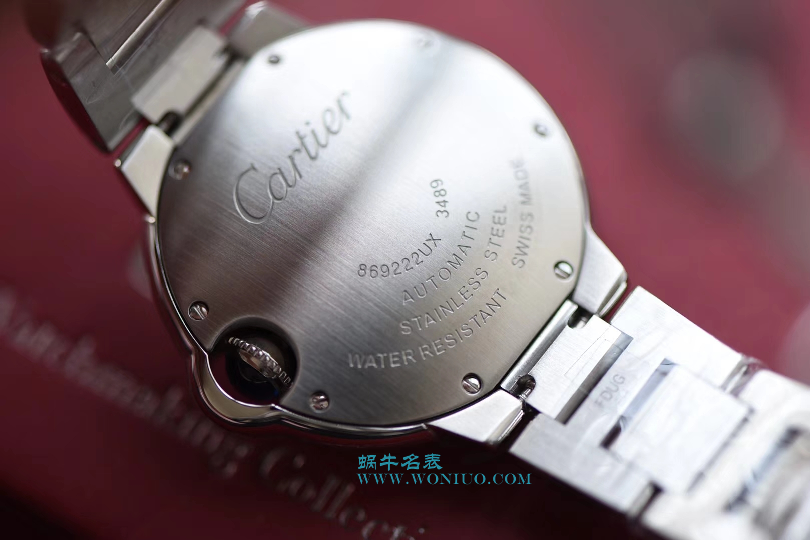 【V6一比一超A高仿手表】卡地亚蓝气球系列WE902074女装33毫米机械腕表 