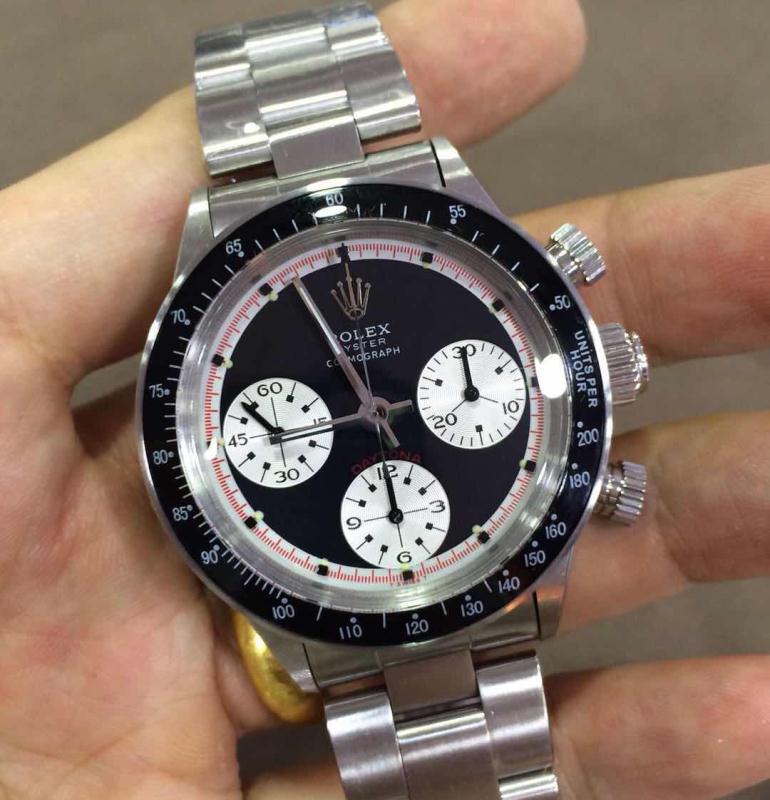 【独家视频测评一比一超A高仿手表】Rolex Paul Newman Daytona余文乐同款劳力士保罗.纽曼复古迪通拿 