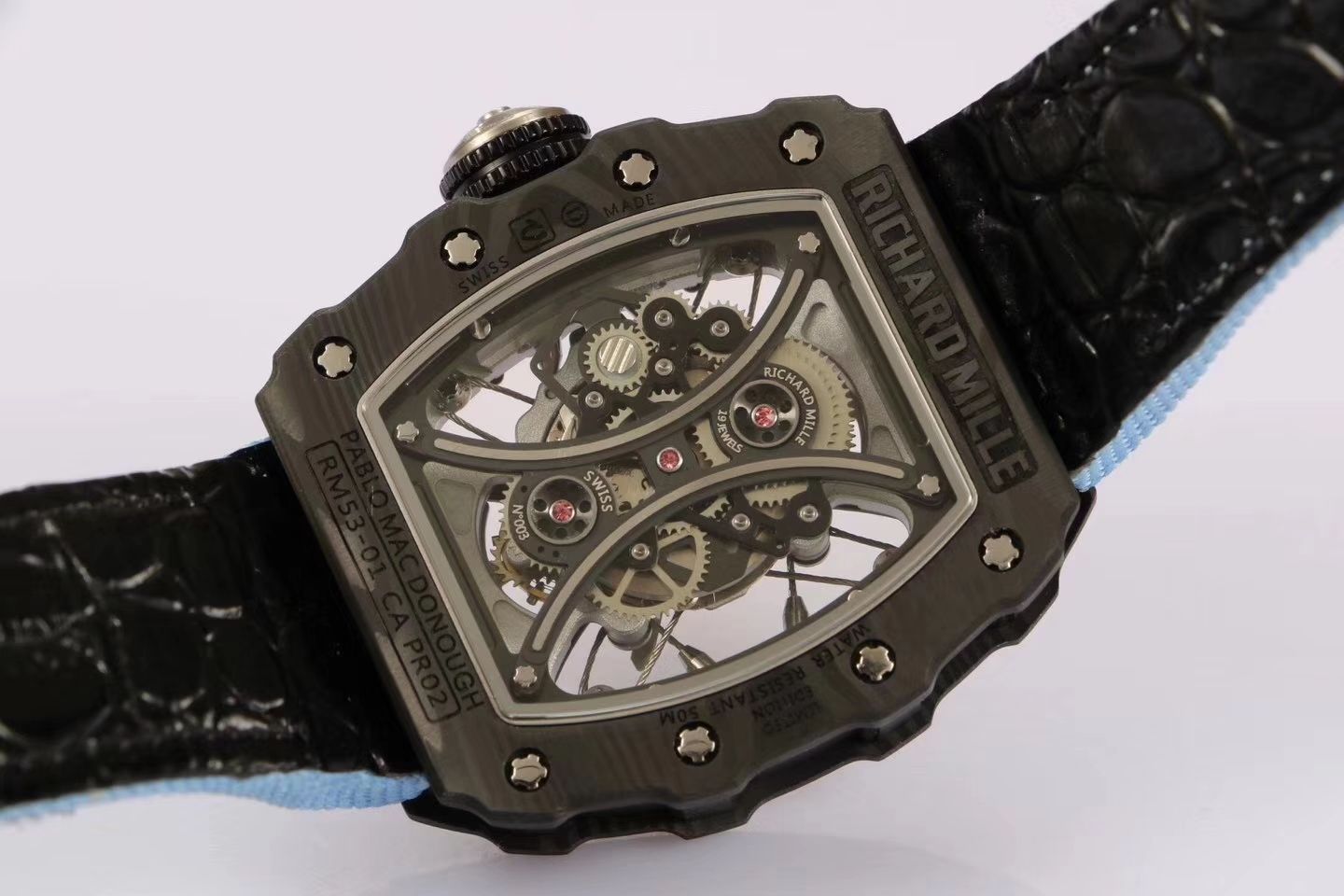 【RICHARD MILLE】复刻高仿RM53-01 这款腕表充满动感与活力 / RM53-01