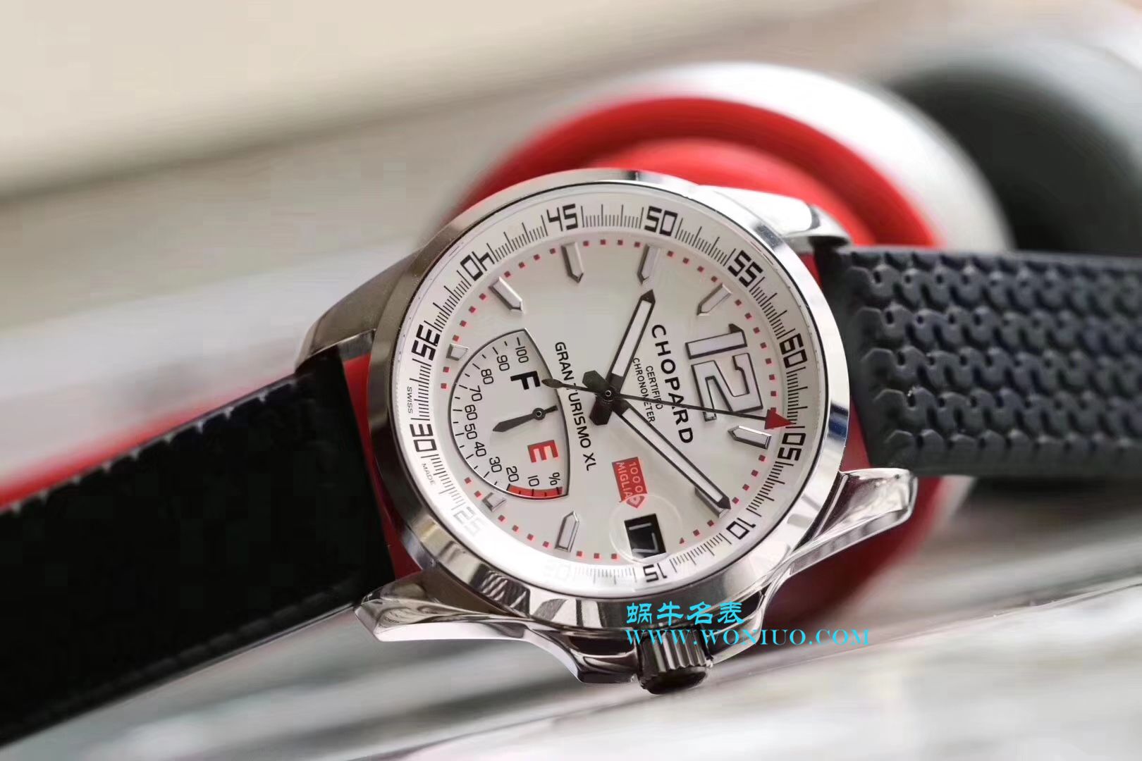 【台湾一比一超A高仿手表】萧邦经典赛车系列168457-3001腕表 