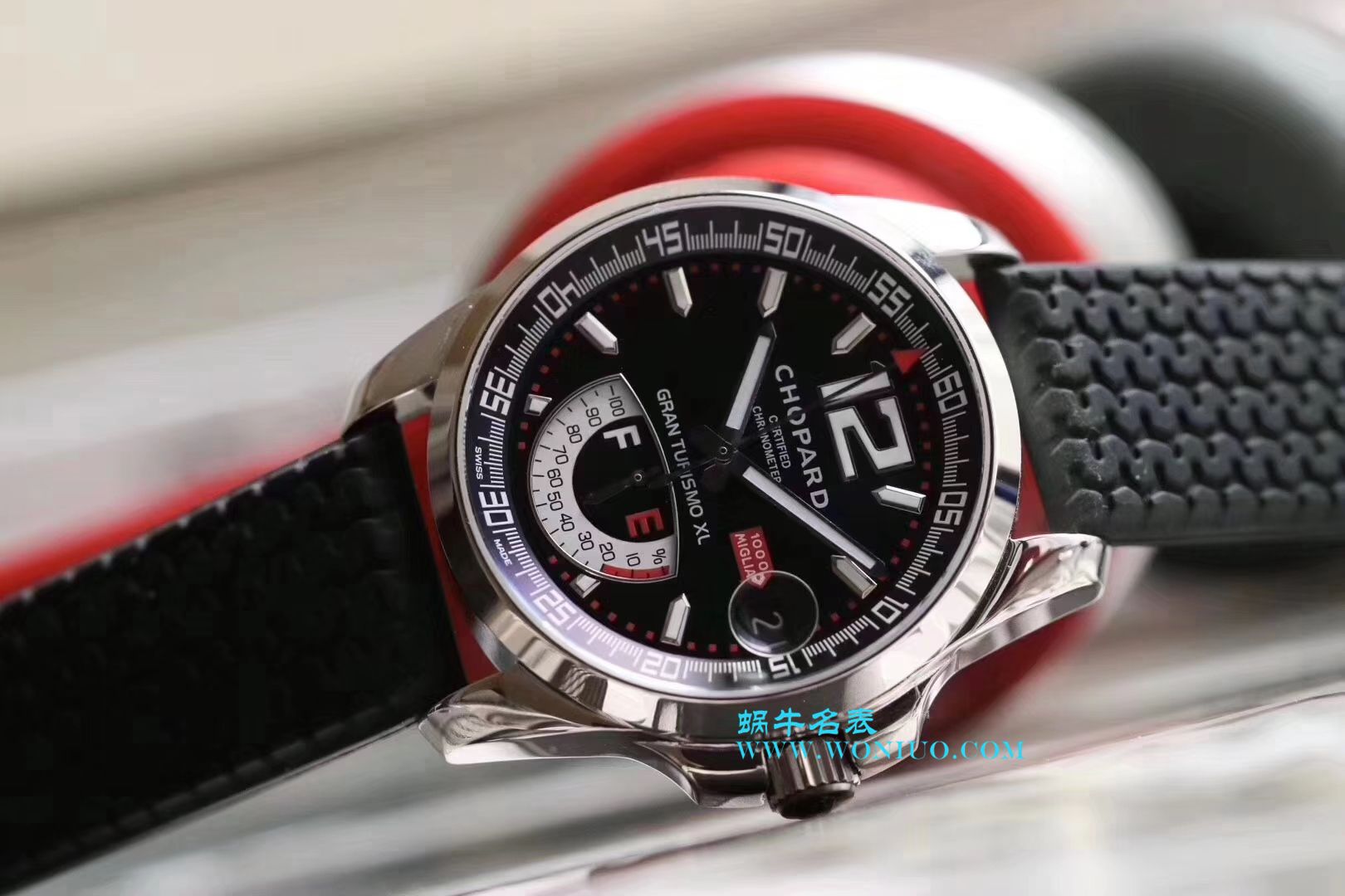 【台湾一比一超A高仿手表】萧邦经典赛车系列168457-3001腕表 