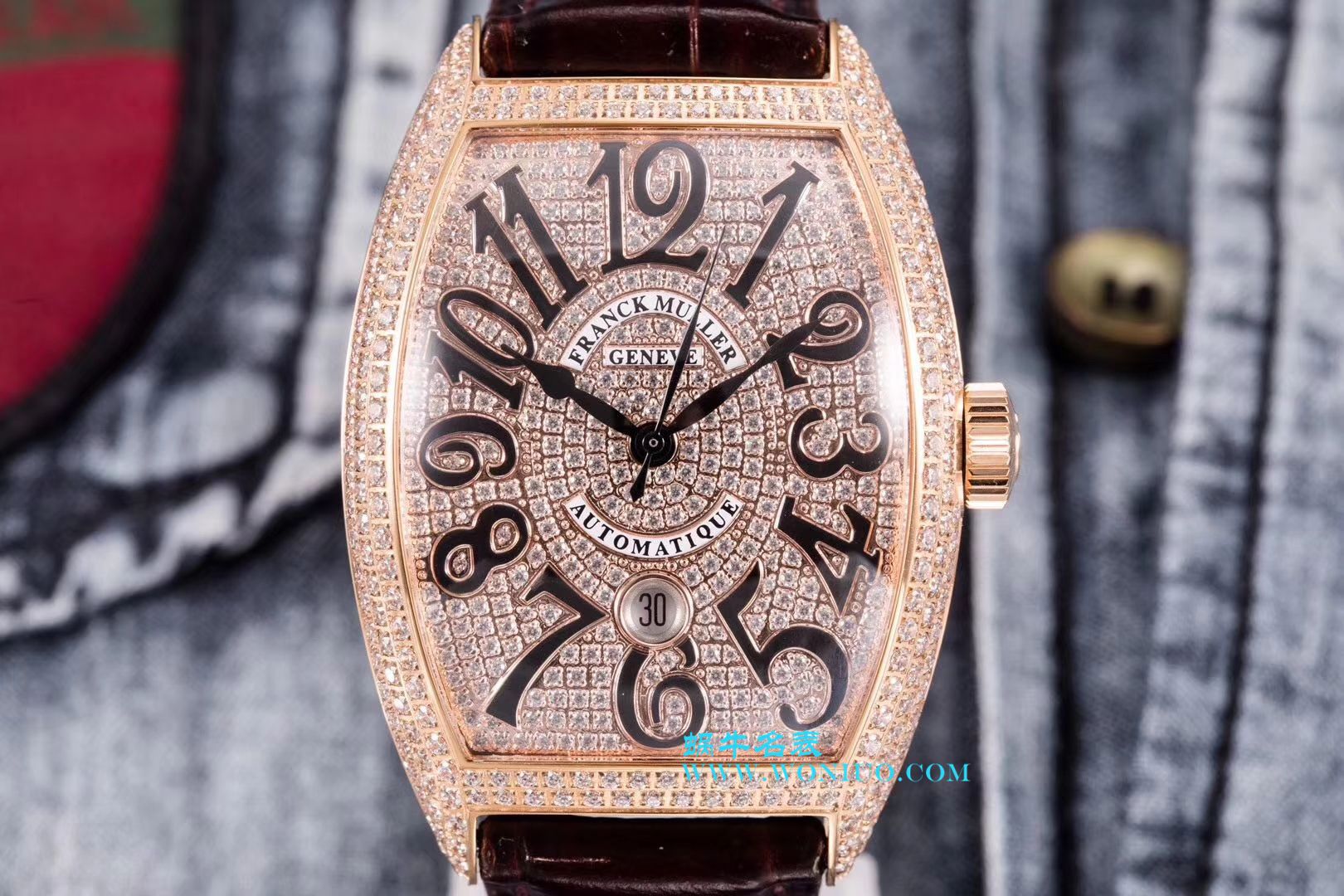 【GF新品-复刻高仿男神特供版】Franck Muller 法穆兰Casablanca系列8880酒桶型男表 / FL025