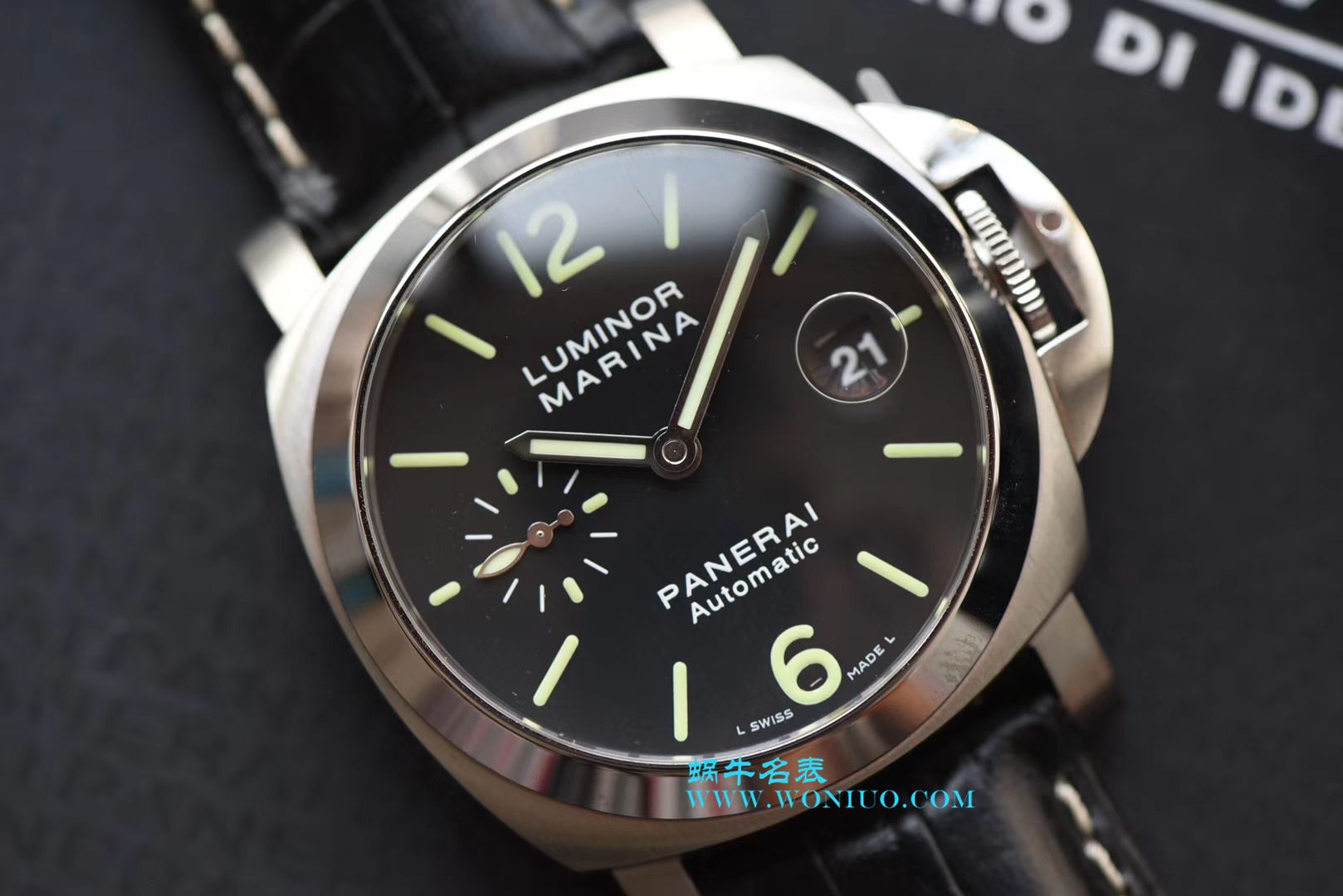 【XF一比一超A高仿手表】沛纳海Luminor系列PAM00048中性腕表40毫米小表盘 