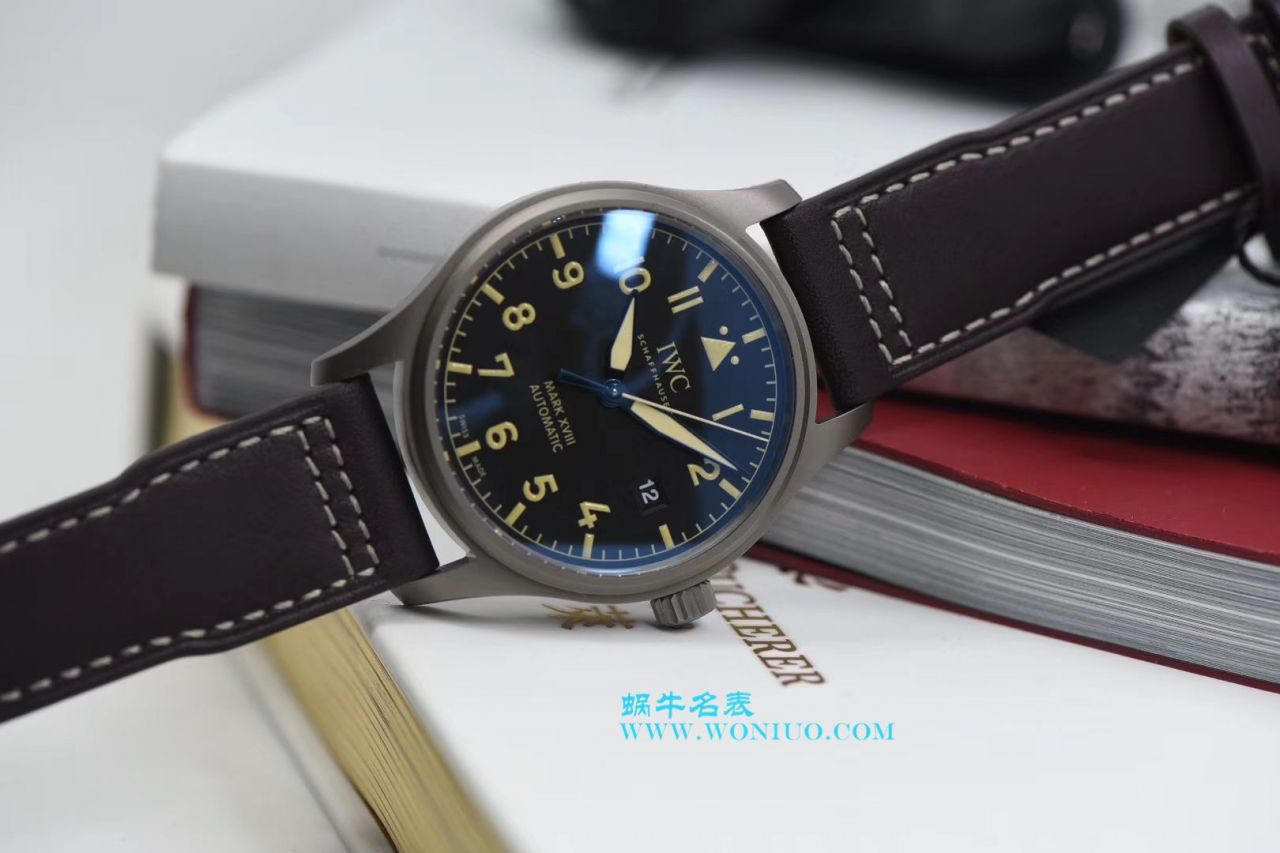 【GS一比一顶级复刻手表】万国表飞行员系列马克18钛金属IW327006腕表 