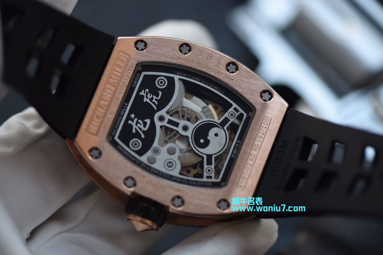 【KV一比一顶级高仿手表】里查德米尔女士系列RM 51-01 TOURBILLON TIGER AND DRAGON - MICHEL腕表 / RM 051