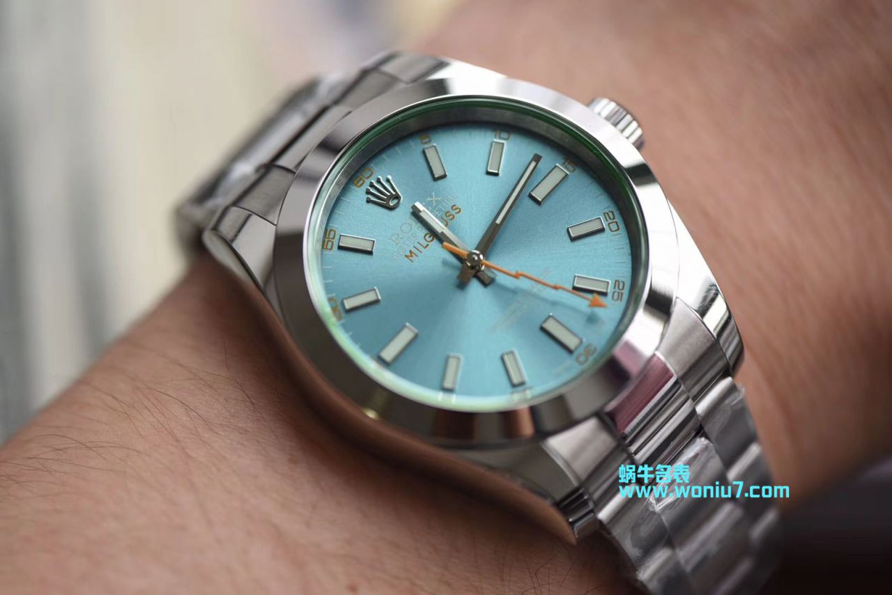 【DJ一比一超A高仿手表】劳力士MILGAUSS系列116400-GV-72400蓝盘腕表(绿玻璃) 